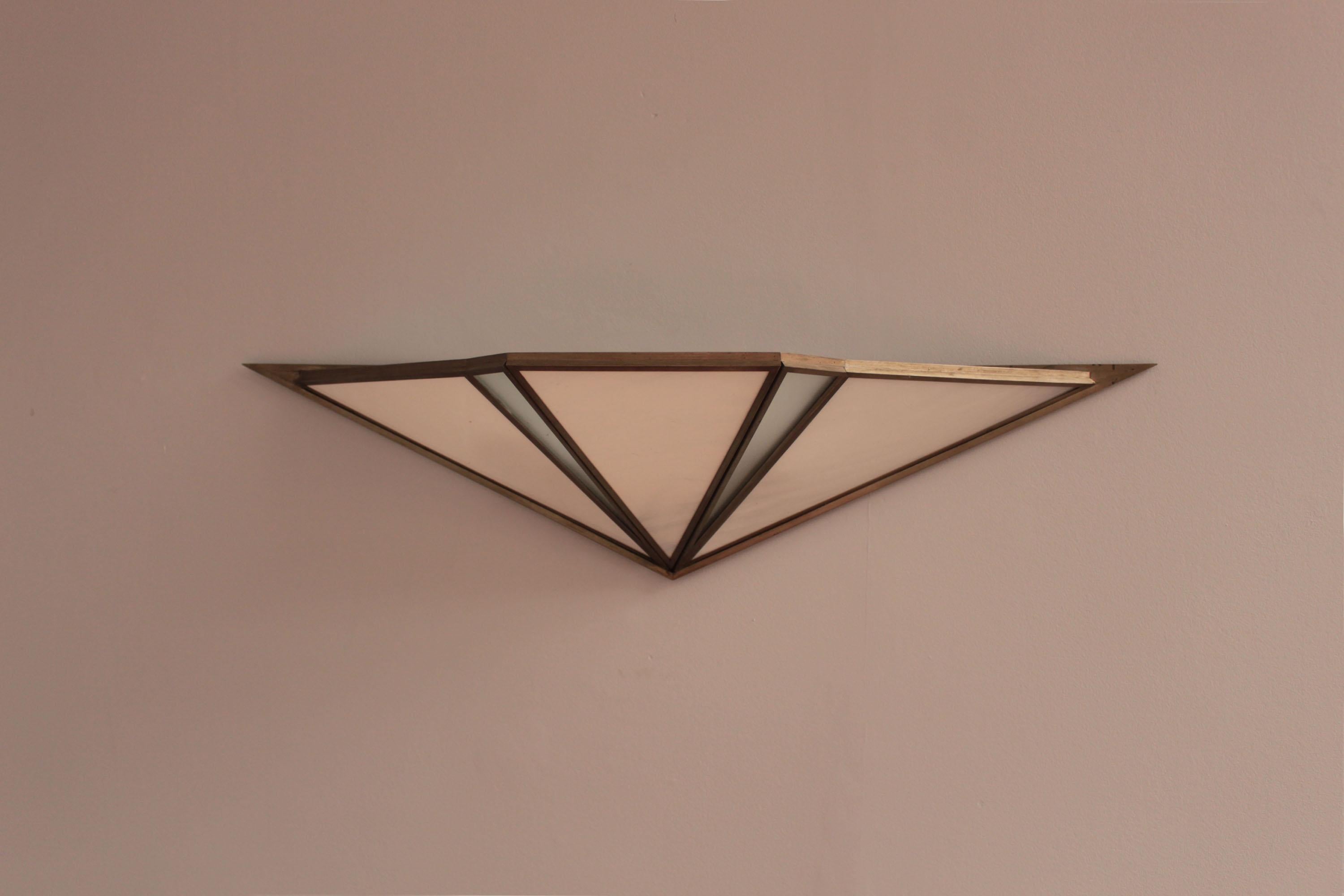 Rare French 1920s Wall Light by Jean Perzel For Sale 4
