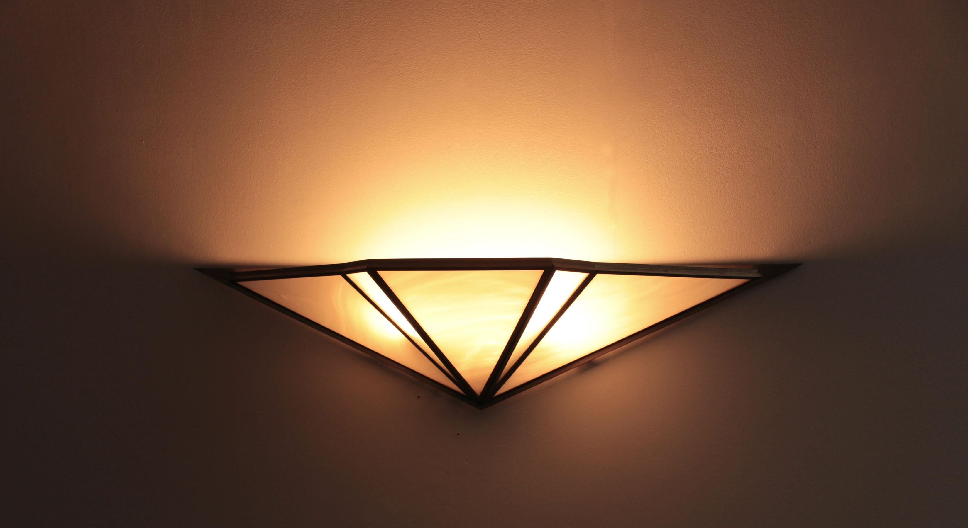 Rare French 1920s Wall Light by Jean Perzel In Good Condition For Sale In Long Island City, NY