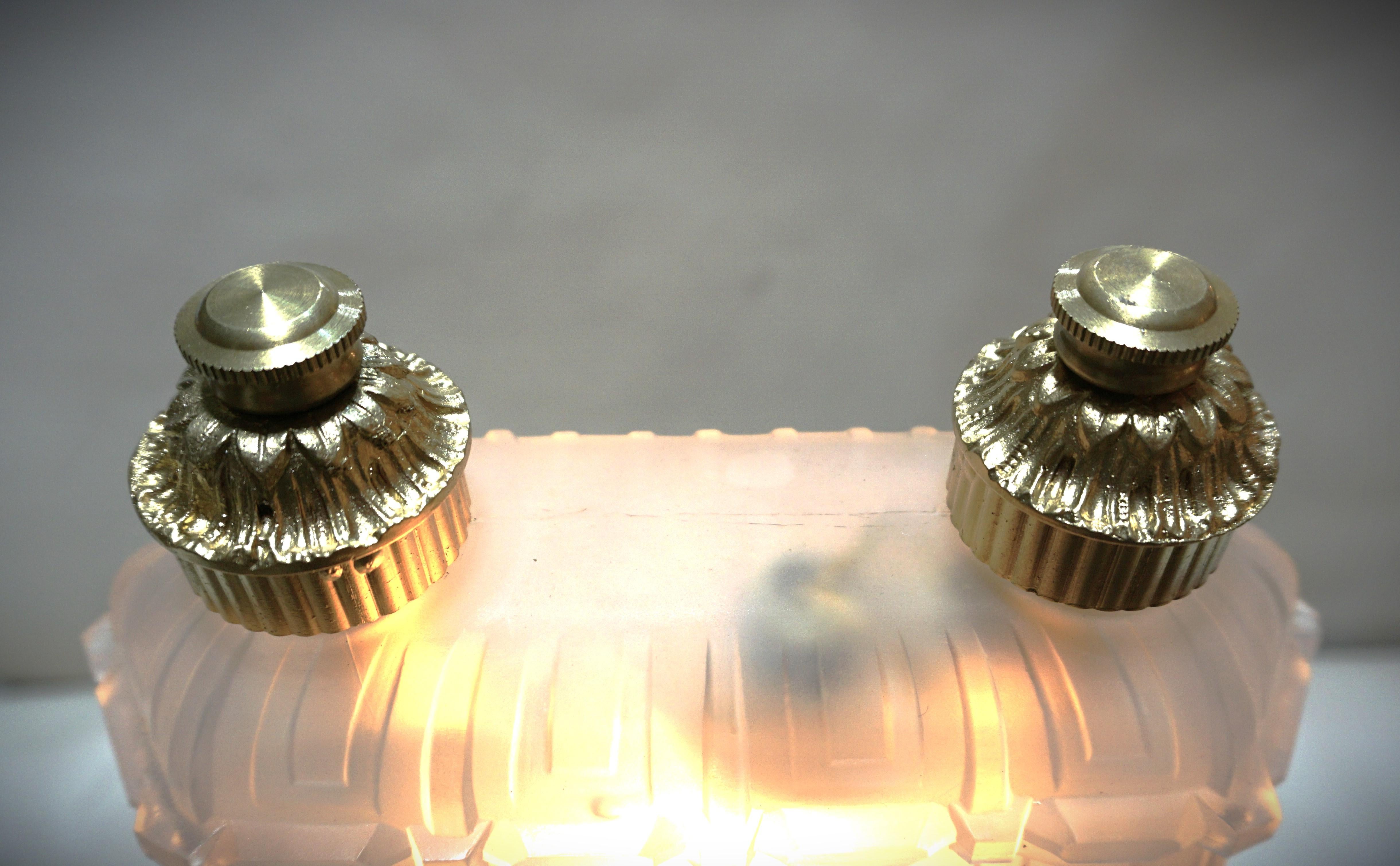 Rare French 1930's Art Deco Table Lamp For Sale 6