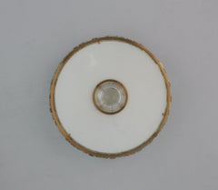 Rare French 1970s Brass and Glass "Queen's Necklace" Flush Mount by Perzel