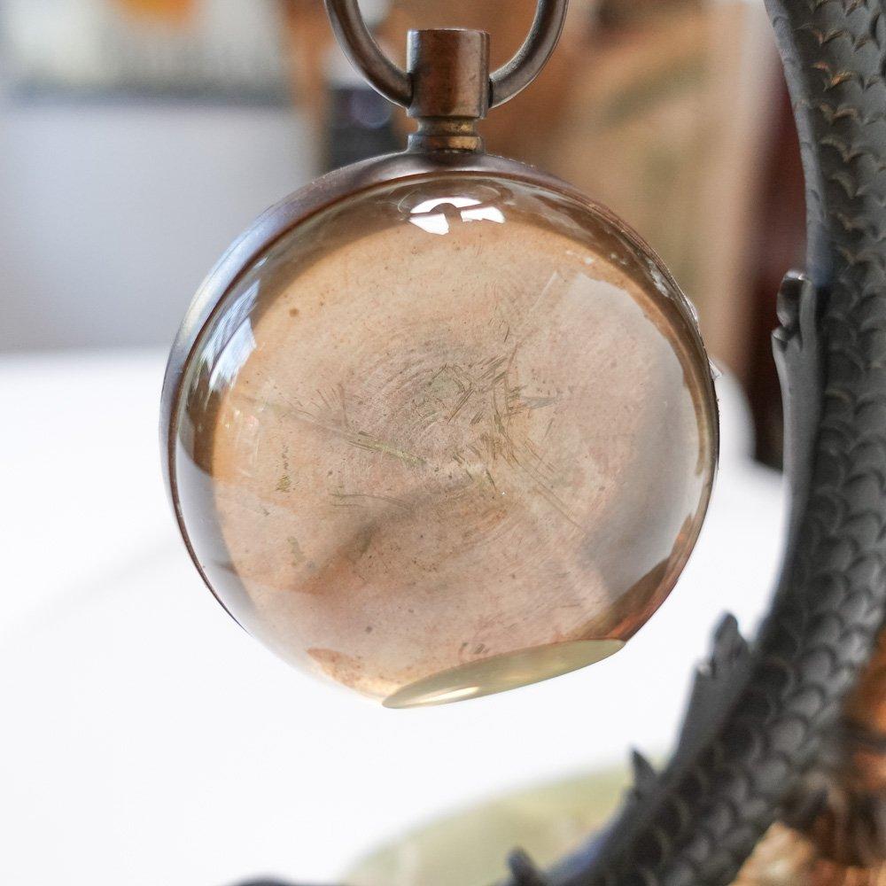 Rare French 19th Century Bronze Watch and Barometer Holder 2