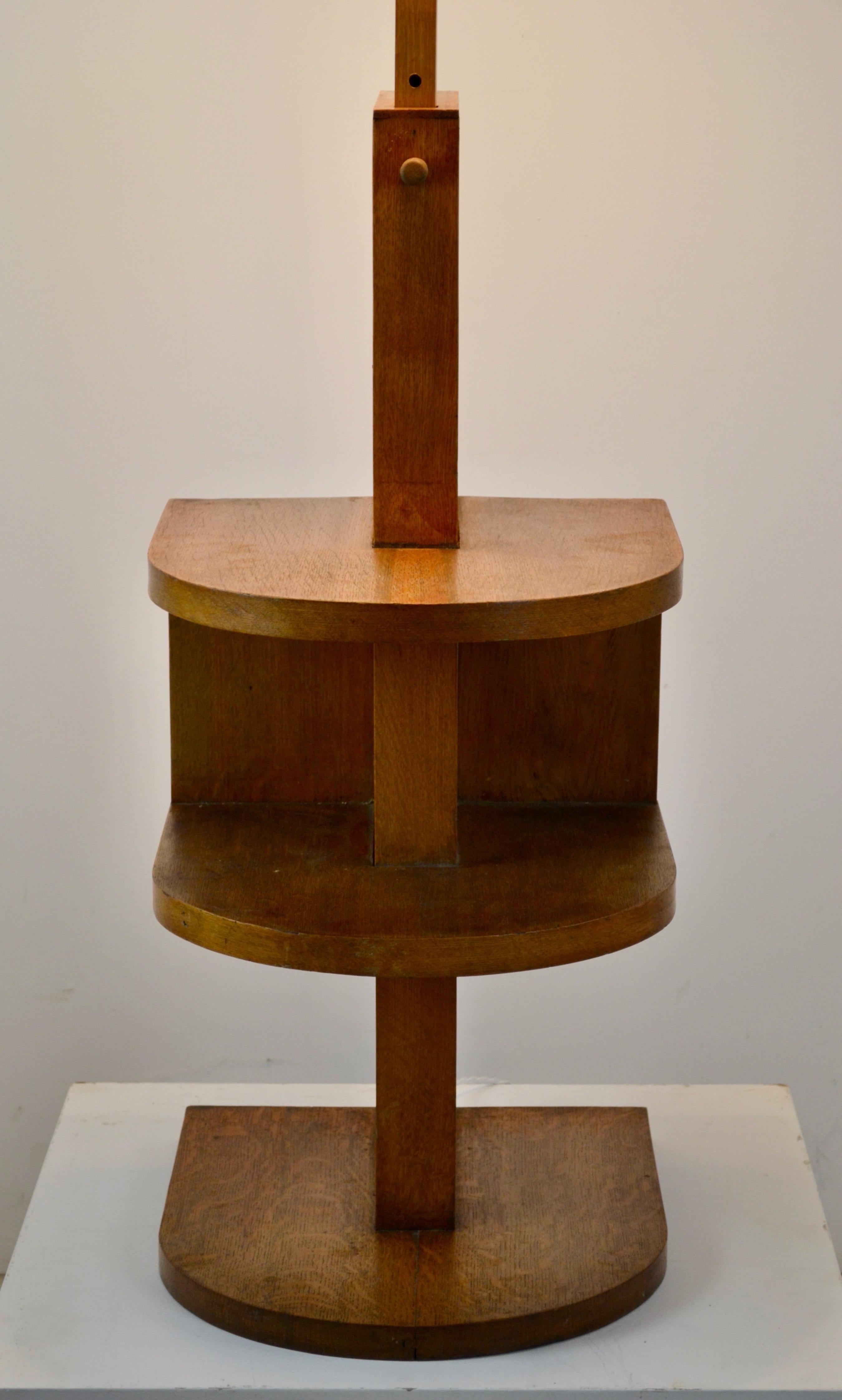Rare French Adjustable Floor Lamp, Attributed to René Gabriel - 1950s For Sale 5
