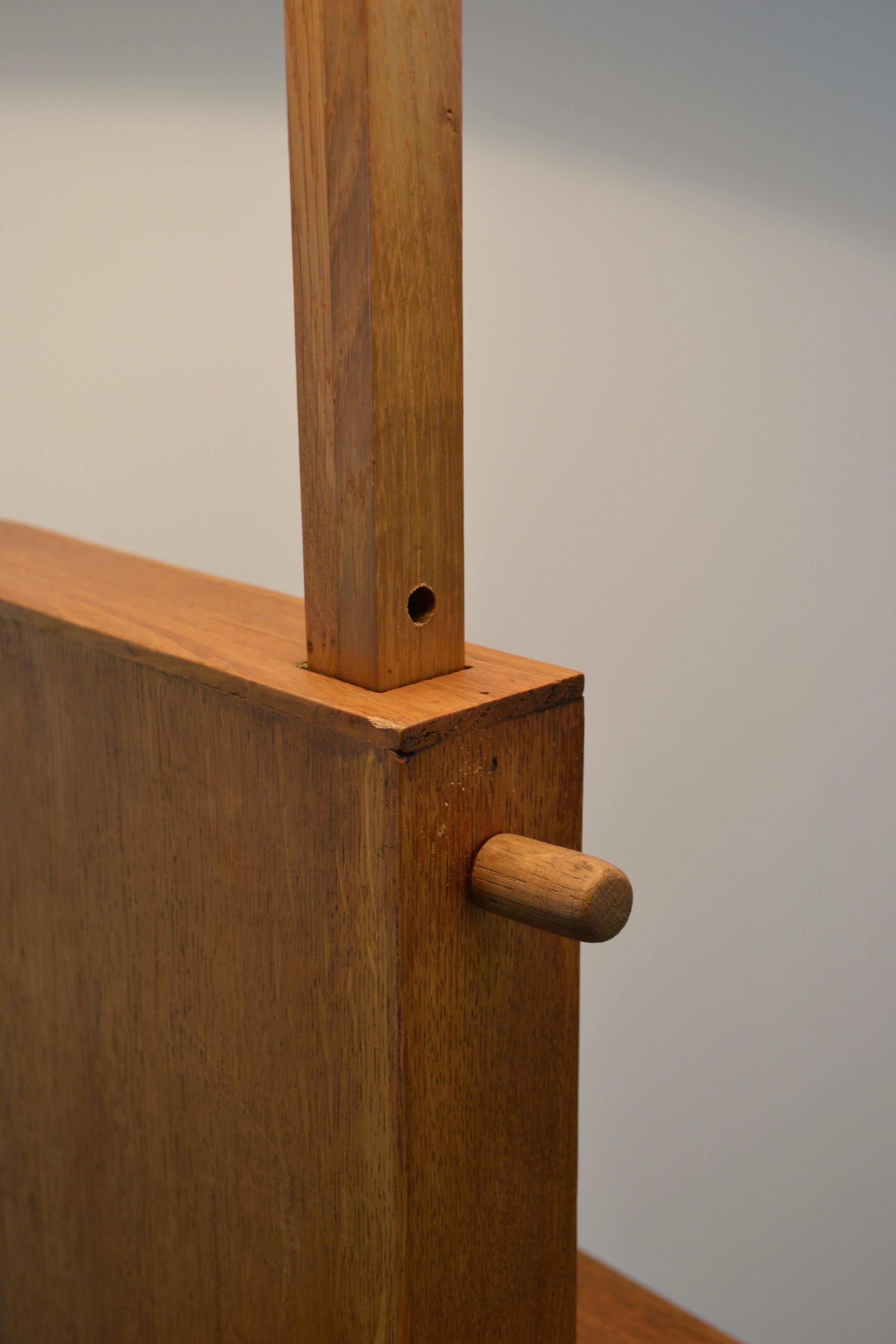 Mid-Century Modern Rare French Adjustable Floor Lamp, Attributed to René Gabriel - 1950s For Sale