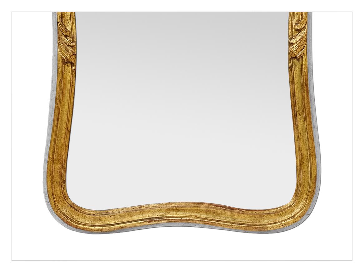 Rare French Antique Giltwood Mirror Louis XV Baroque Style, circa 1930  For Sale 1