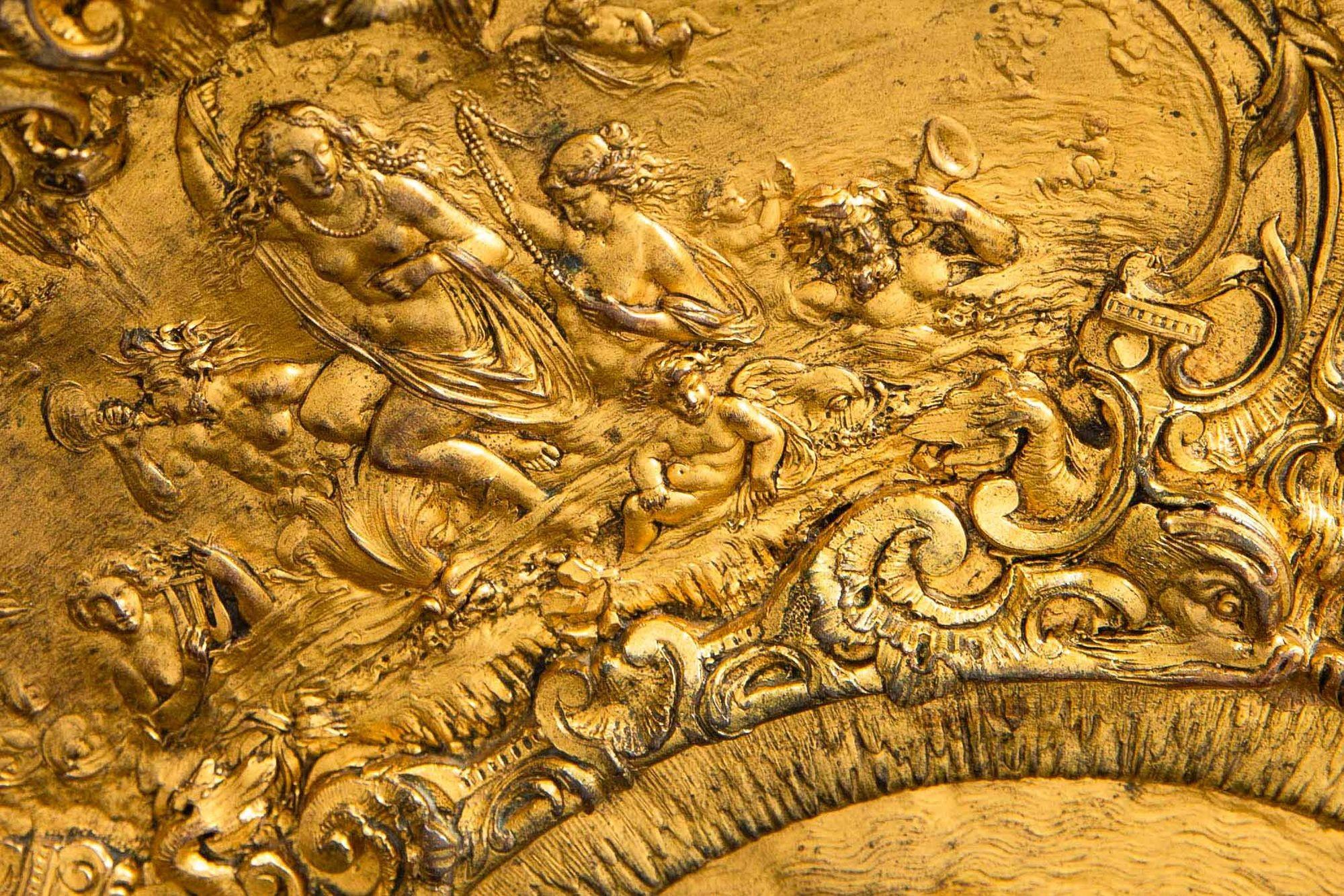 Rare table d'appoint à trépied mythologique ancienne française par Tiffany & Co. circa 1880 en vente 2
