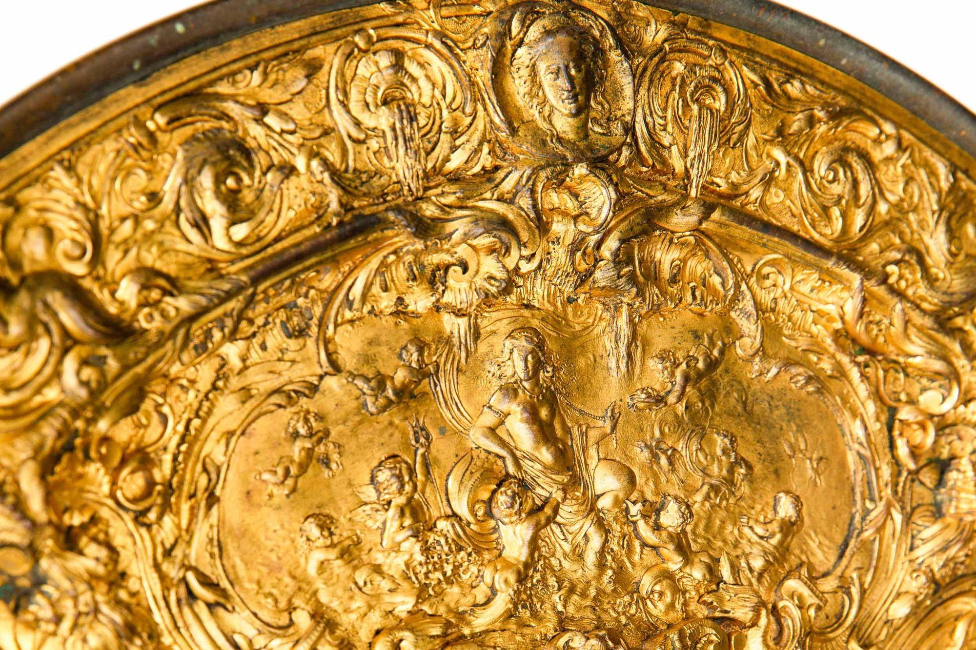 Rare table d'appoint à trépied mythologique ancienne française par Tiffany & Co. circa 1880 en vente 7