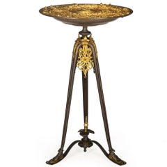 Rare French Antique Mythological Tripod Side Table by Tiffany & Co. circa 1880