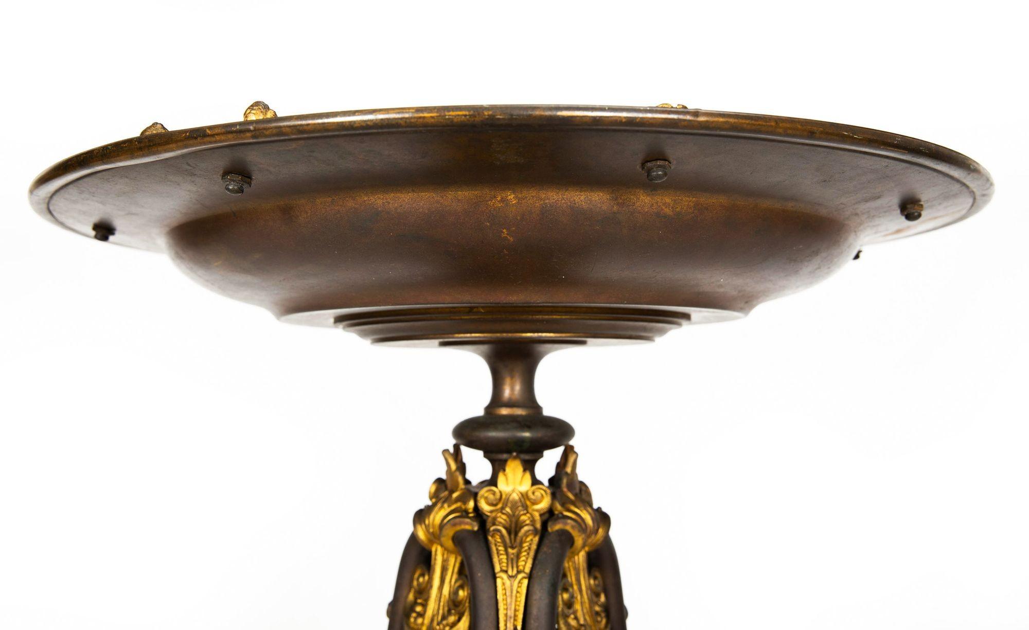 Rare table d'appoint à trépied mythologique ancienne française par Tiffany & Co. circa 1880 Bon état - En vente à Shippensburg, PA
