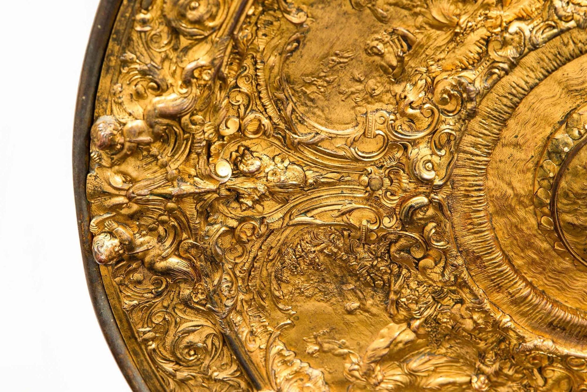 Métal Rare table d'appoint à trépied mythologique ancienne française par Tiffany & Co. circa 1880 en vente