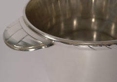 Rare French Art Deco Champagne Bucket or Wine Cooler by Ercuis, Paris
