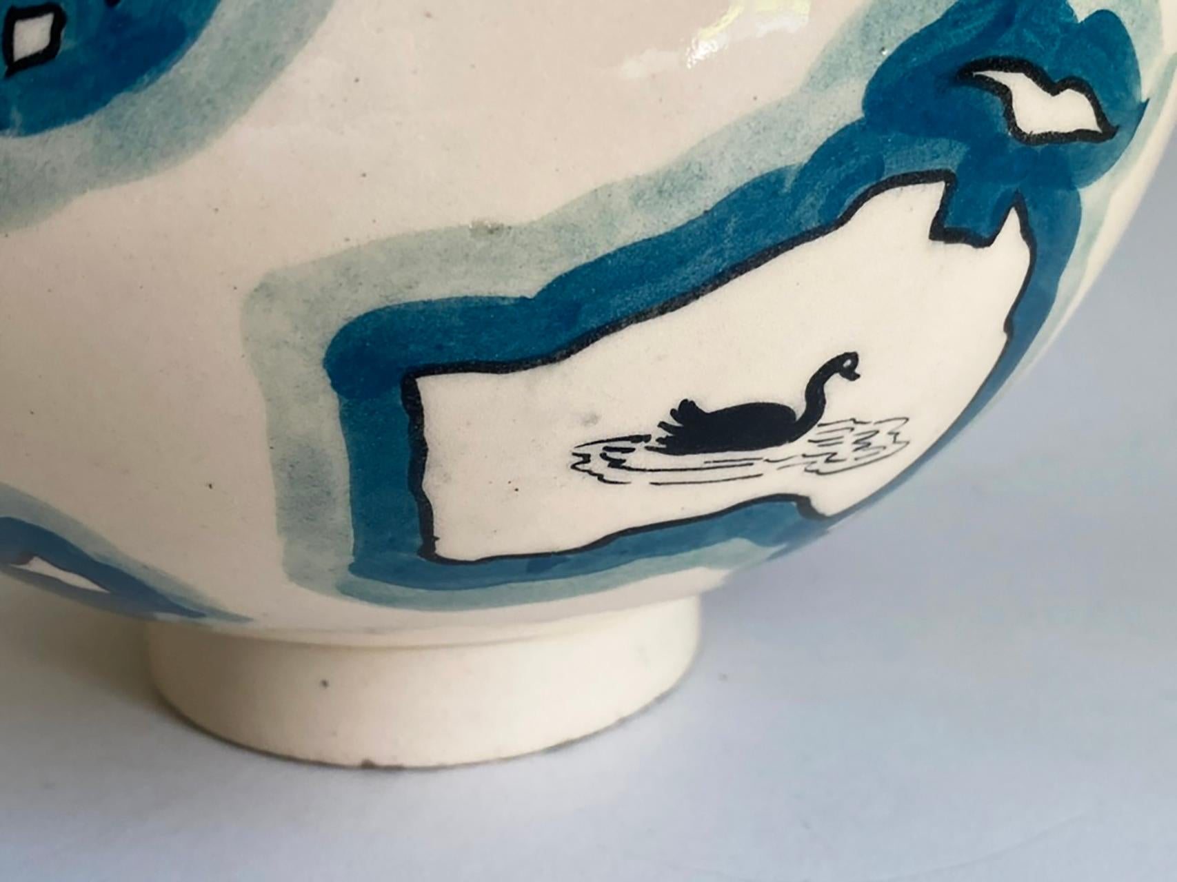 Rare French Art Deco Globe Vase by Robert Lallemant For Sale 8