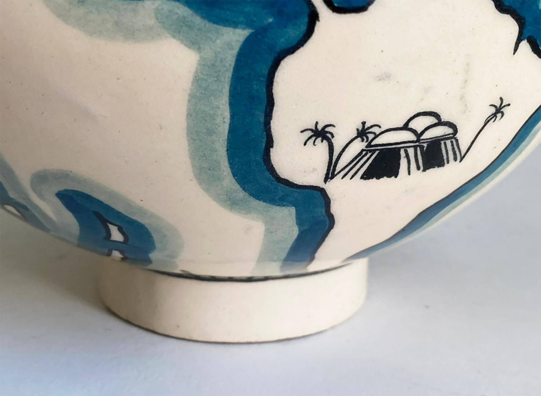Rare French Art Deco Globe Vase by Robert Lallemant For Sale 10