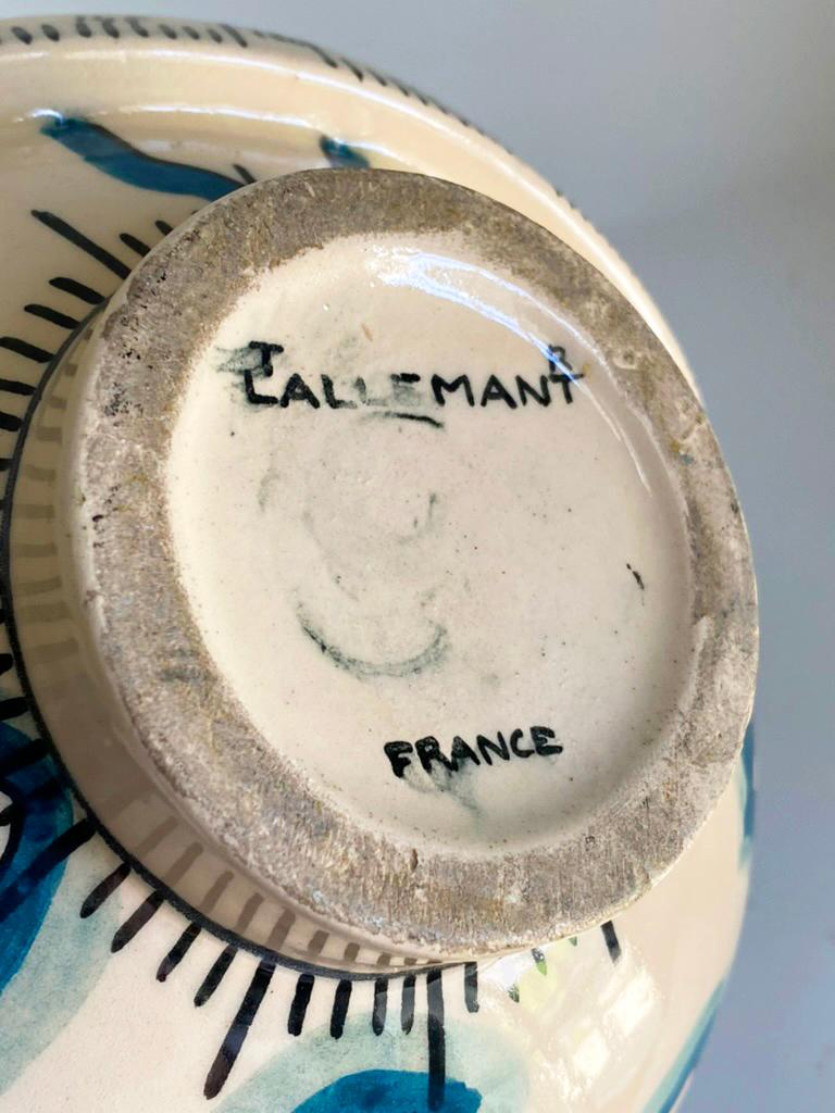Rare French Art Deco Globe Vase by Robert Lallemant For Sale 11