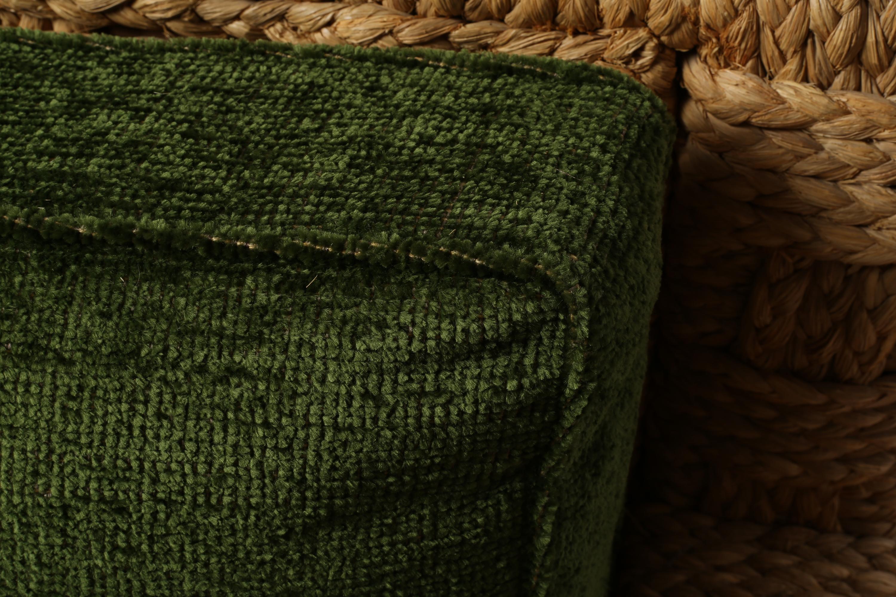 Rare fauteuils club en raphia tressé d'Adrien Audoux et Frida Minnet en vente 13