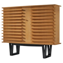 Rare Raoul Clement & R. Verot French Highboard in Sycamore