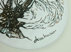 Rare French Ceramic Plate Jean Marais Studio Ceramic Art Ceramics, 1960s