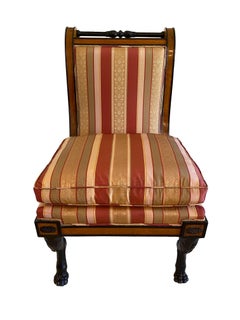 Ann Getty's original antique reproduction prototype, c.1810 French Empire Chair