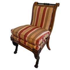 Rare chaise Empire française de la collection Ann & Gordon Getty