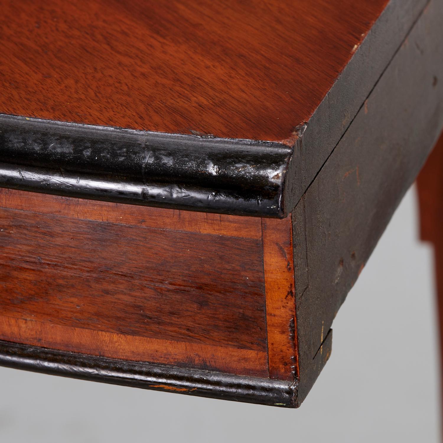 Rare French Empire partially Gilt  Mahogany Corner Console or Encoignure For Sale 4