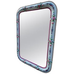 Rare French Floral Louis Philippe Mirror