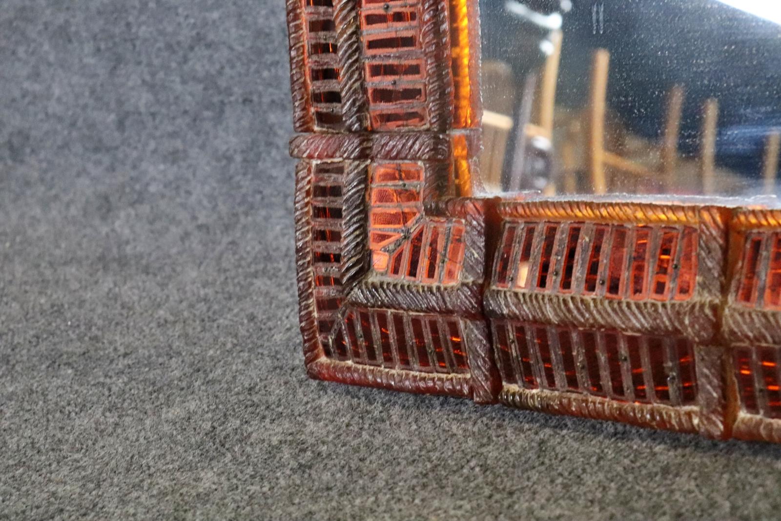 Rare miroir français Line Vautrin Mid Century Modern en vente 4