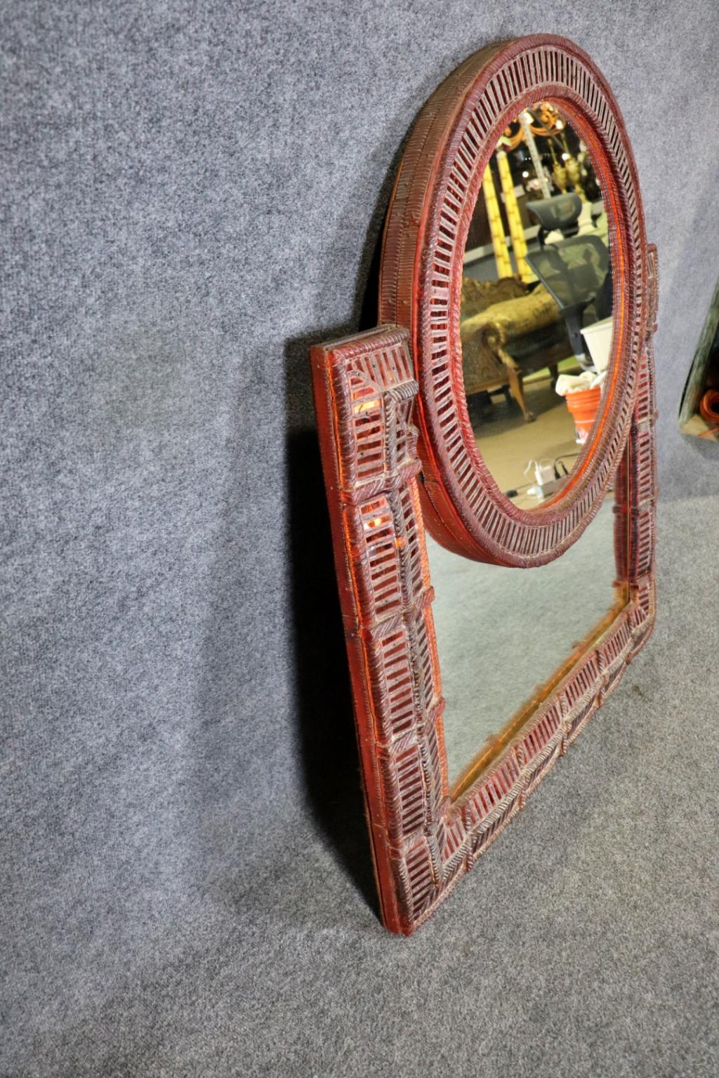 Rare miroir français Line Vautrin Mid Century Modern en vente 1