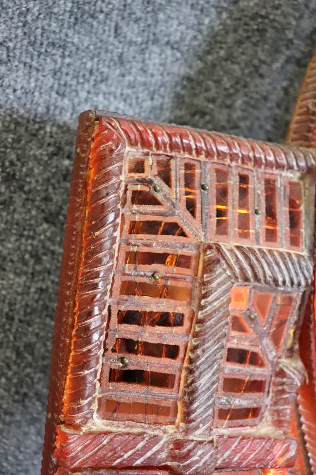 Rare miroir français Line Vautrin Mid Century Modern en vente 2