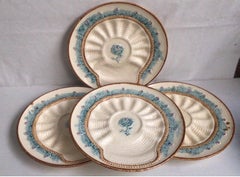 Rare French Majolica Artichoke Plate Longchamp, circa 1890