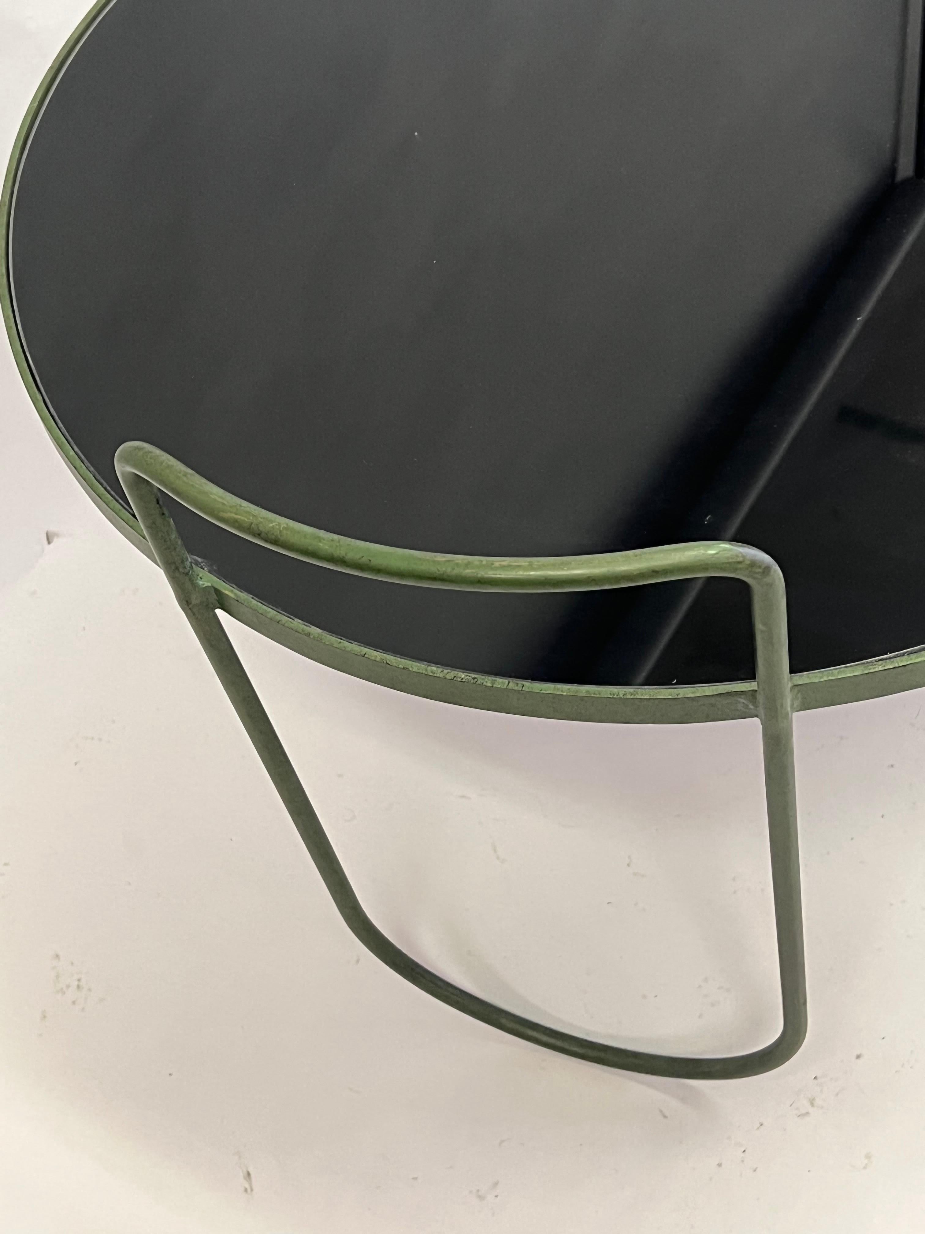 Rare table basse française de forme organique suspendue de style moderne du milieu du siècle dernier, Jean Royere en vente 10