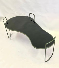 Rare French Mid-Century Suspended Organic Form Coffee Table