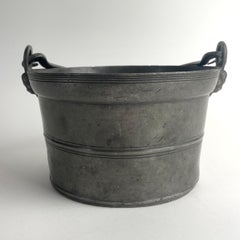 Rare French Pewter Wine Cooler, 17th–18th Century