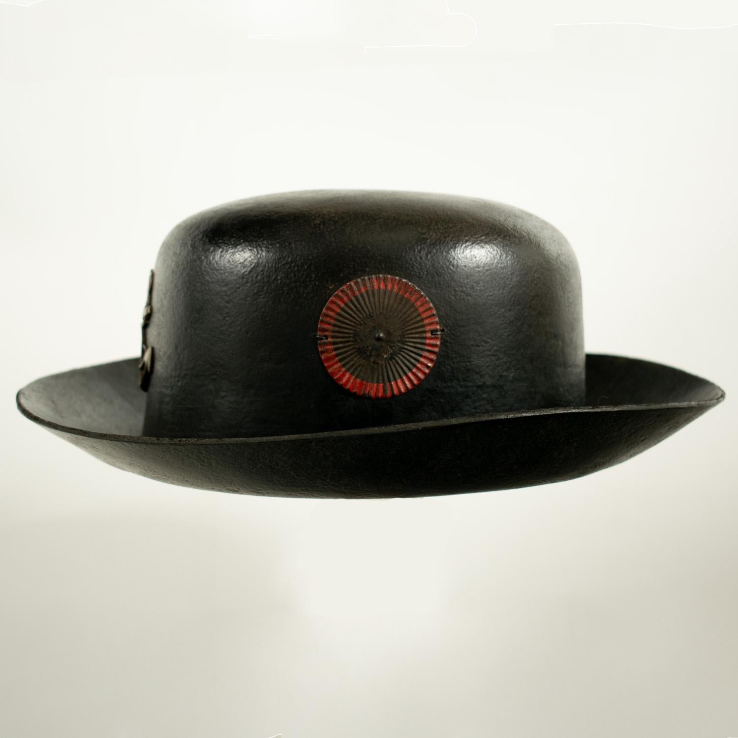 French RARE FRENCH SEAMAN'S TAR HAT - early 19th century. For Sale