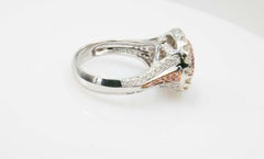 Seltener Verlobungsring mit einem natürlichen Pink Diamond (2,05 ct) aus Argyle, Australien, in 18-karätigem Gold