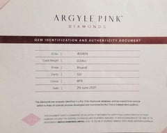 Seltener Verlobungsring mit einem natürlichen Pink Diamond (2,05 ct) aus Argyle, Australien, in 18-karätigem Gold
