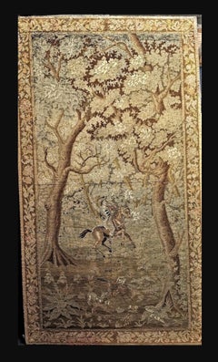 Rare Full Set of a Castle Wall Tapestries, France, 19th Century