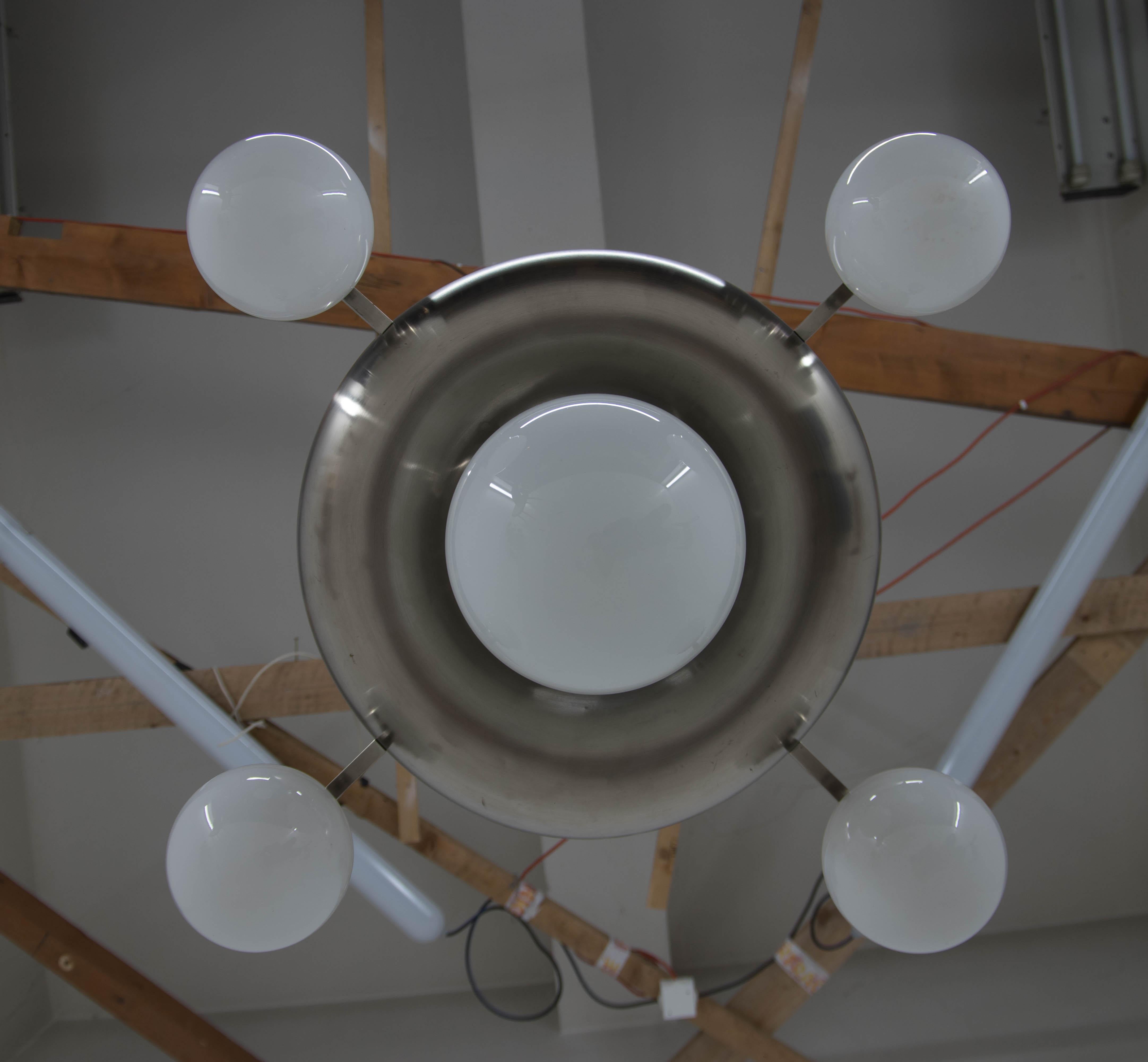 Rare Functionalism or Bauhaus Chandelier by IAS, 1920s For Sale 7