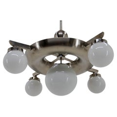 Antique Rare Functionalism or Bauhaus Chandelier by IAS, 1920s