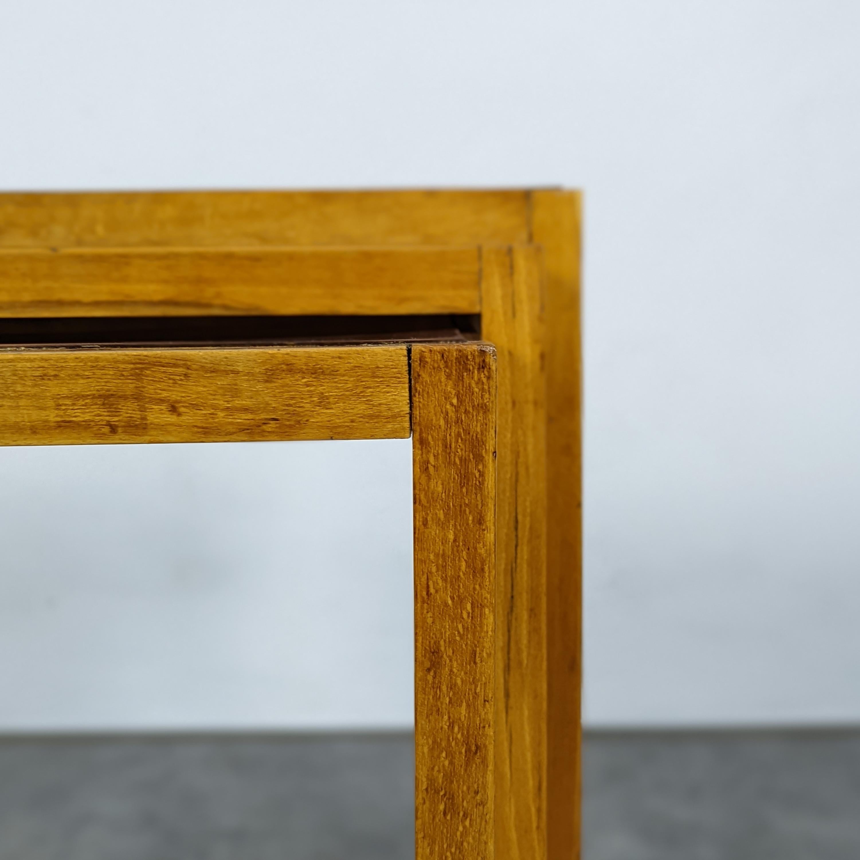Rare Functionalist Nesting Tables H-50 by Jindřich Halabala for UP Závody For Sale 4