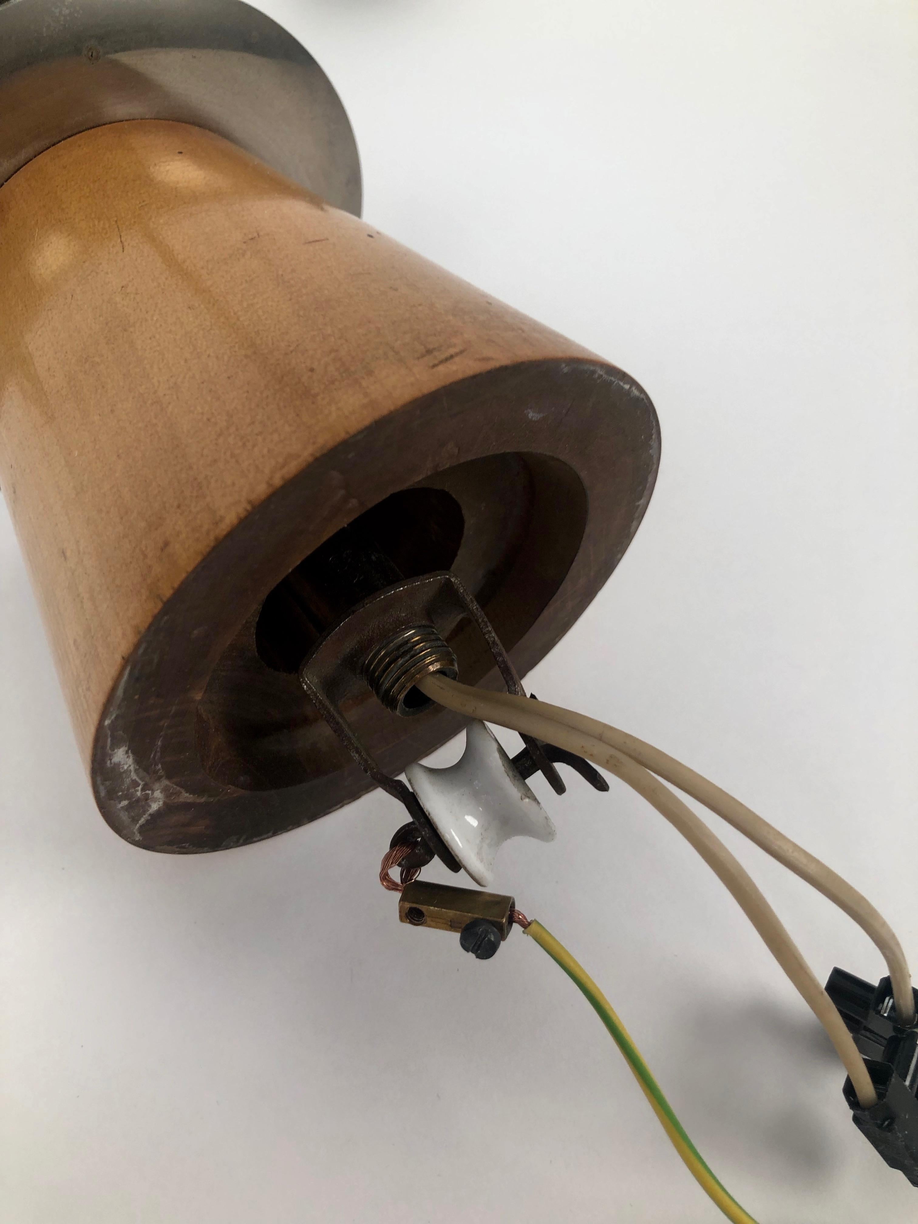 Rare lampe à suspension fonctionnelle des années 1930, Autriche en vente 10
