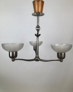 Functionalist Pendant Light from the 1930's, Austria