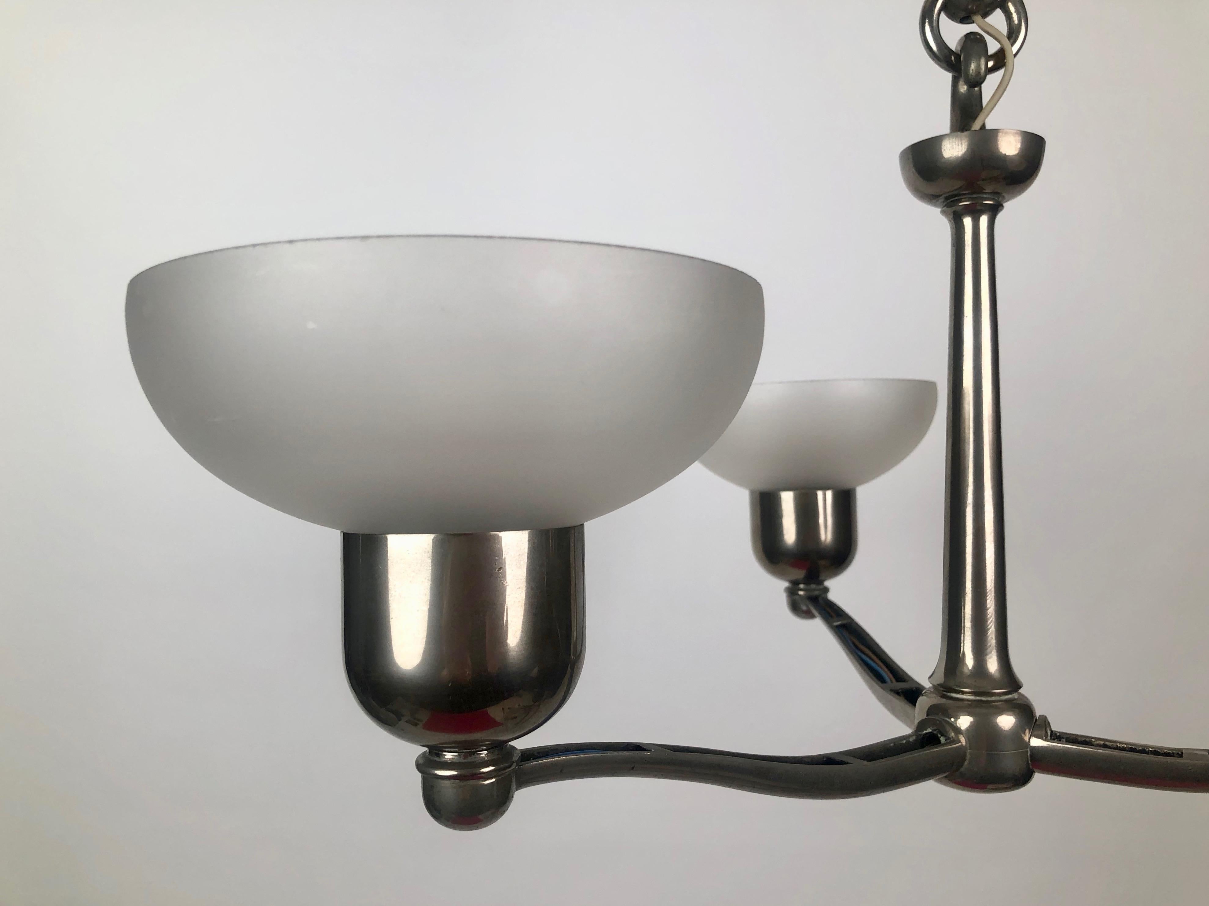 Rare lampe à suspension fonctionnelle des années 1930, Autriche Bon état - En vente à Vienna, Austria
