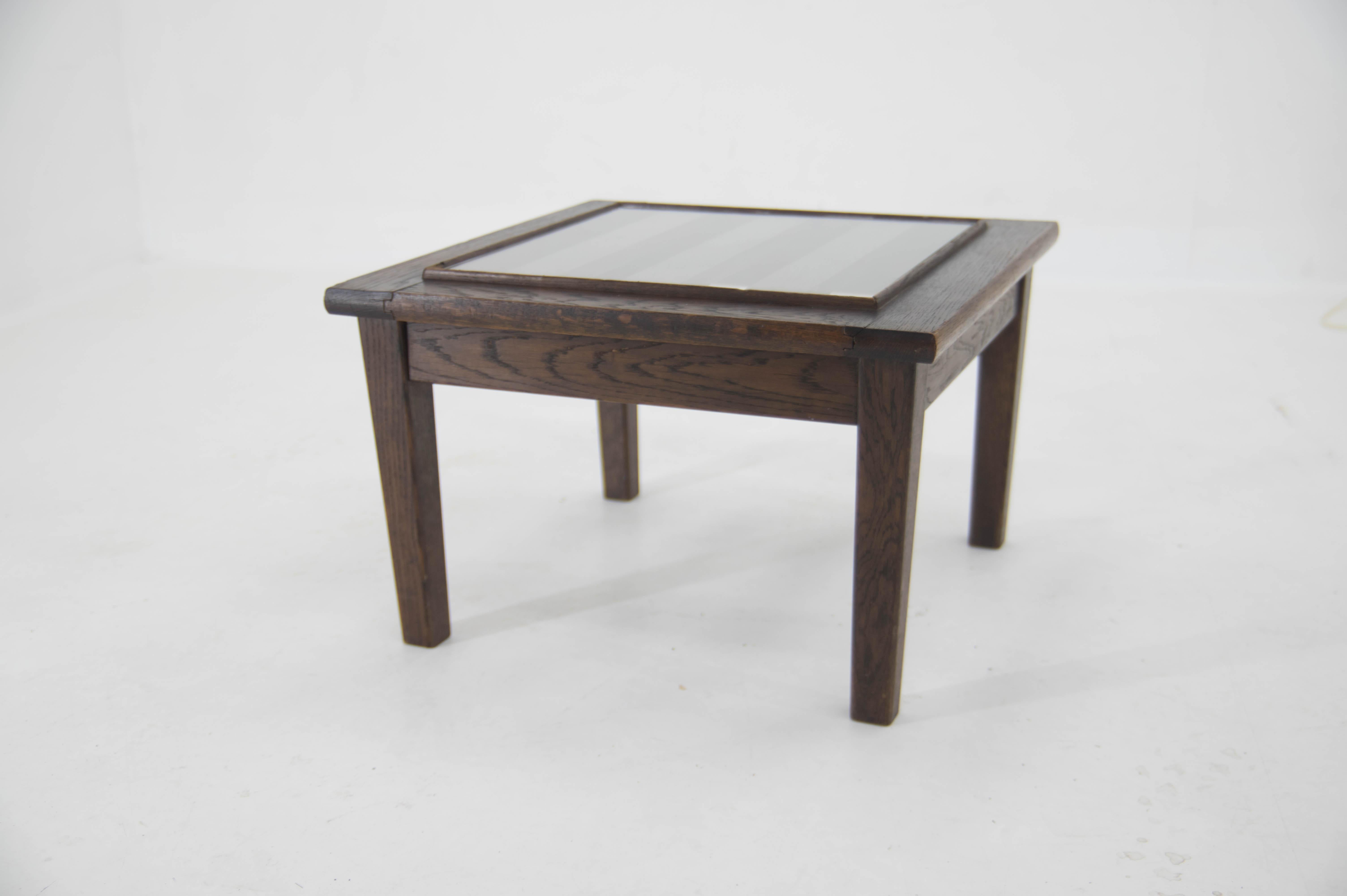 Rare Functionalist Side Table by Antonin Heythum, 1930s For Sale 4