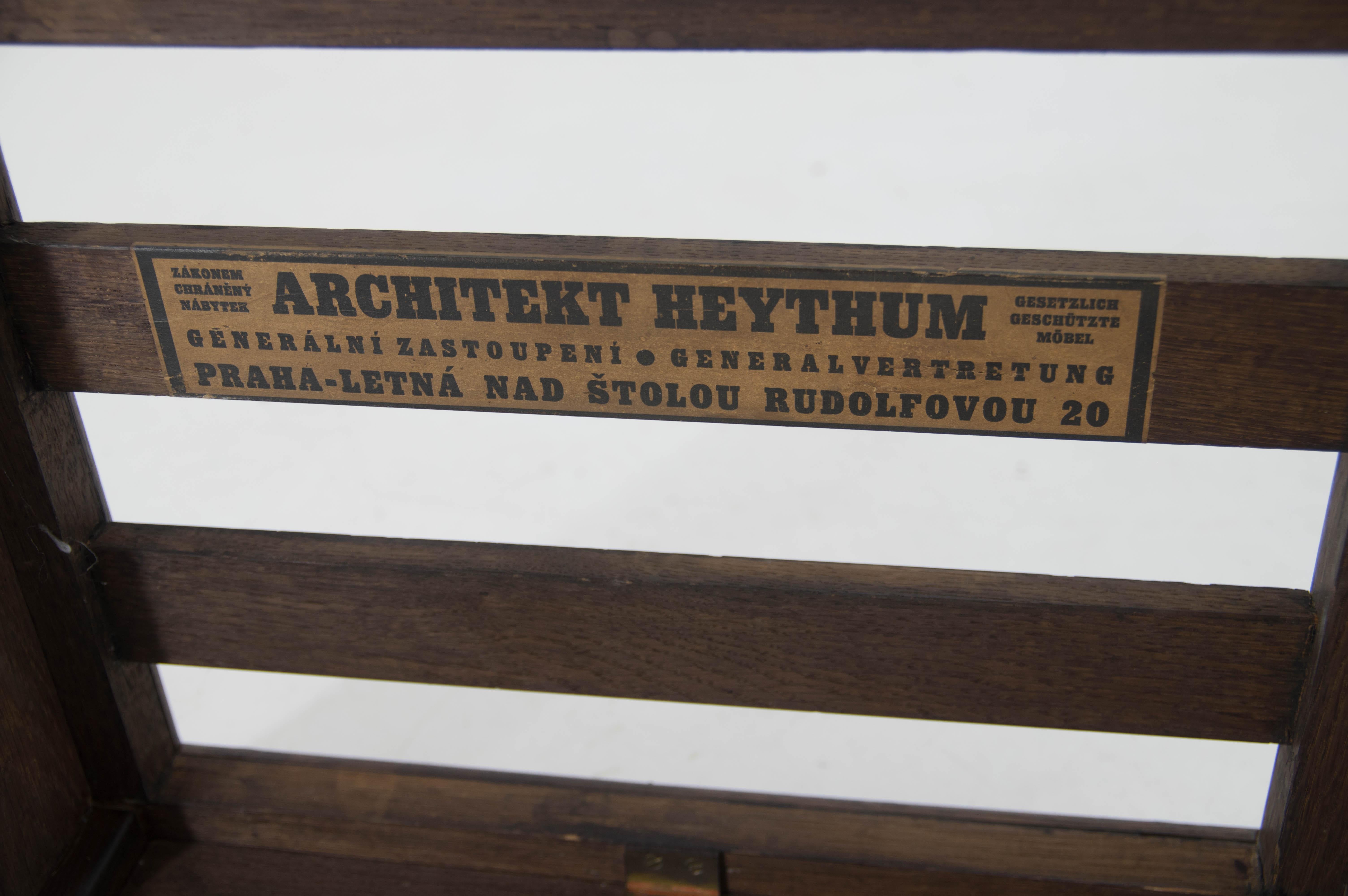 Bauhaus Rare table d'appoint fonctionnelle d'Antonin Heythum, années 1930 en vente