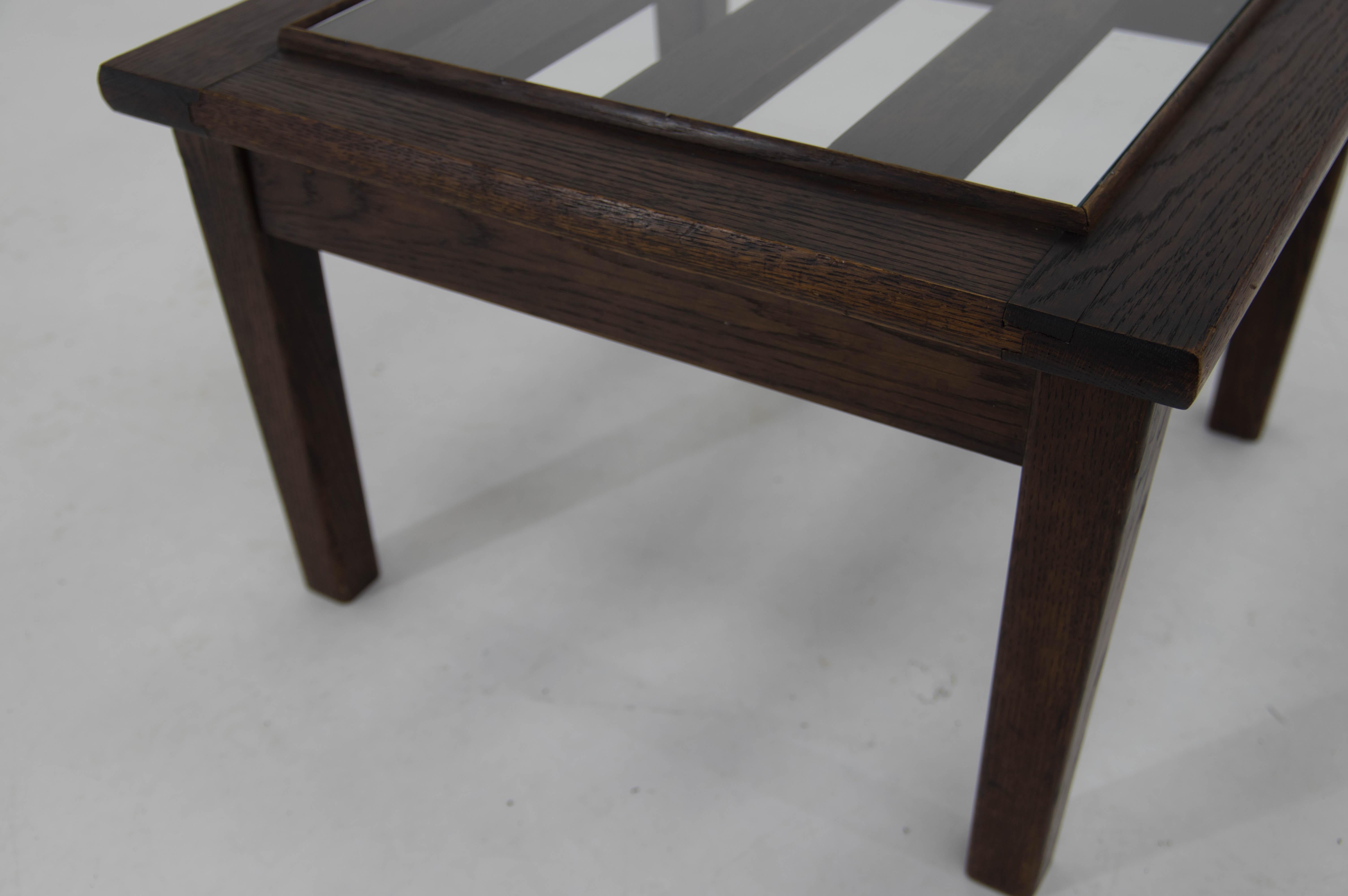 Rare Functionalist Side Table by Antonin Heythum, 1930s For Sale 1