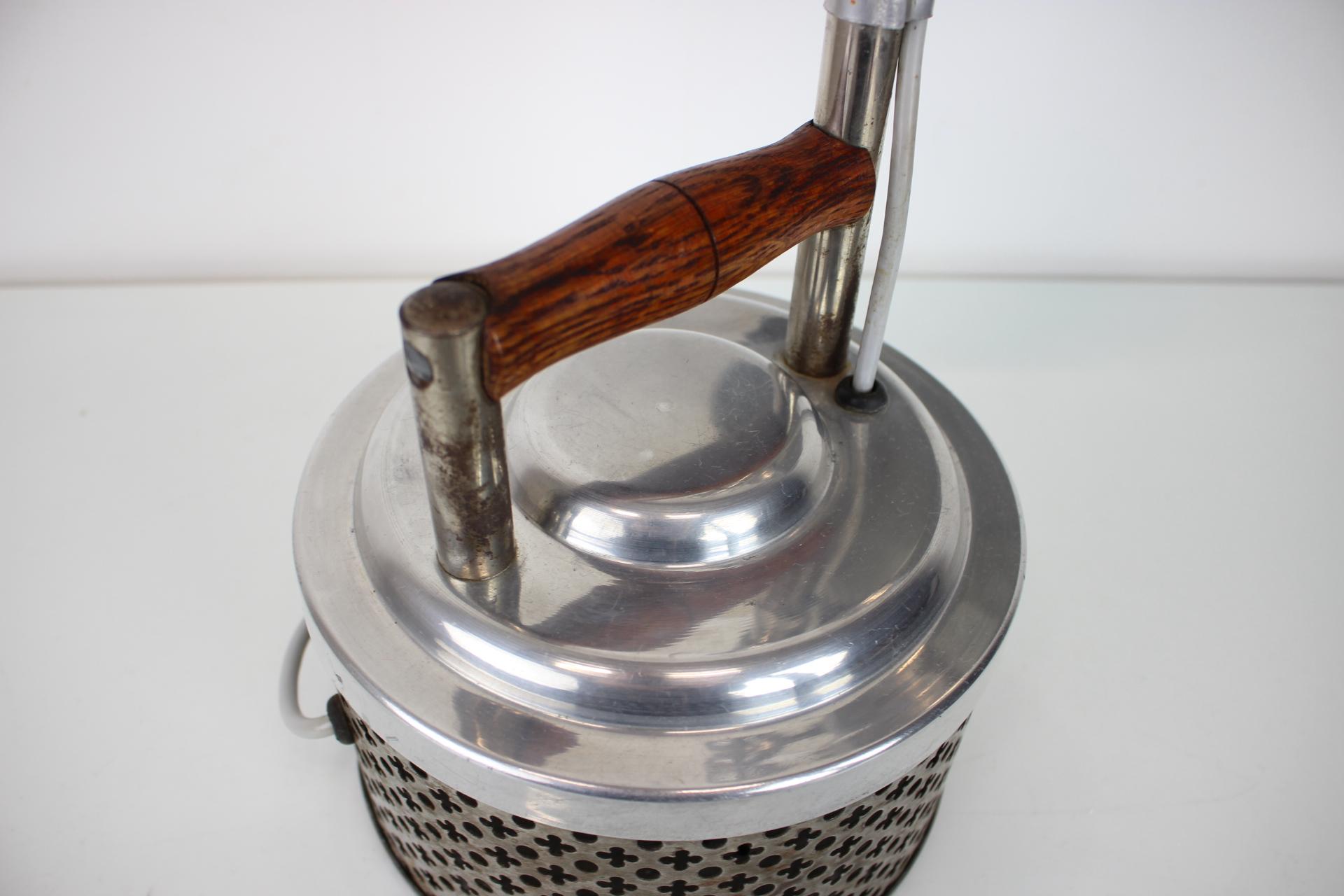 Rare Functionalist Table Lamp, Czechoslovakia, 1920's For Sale 6