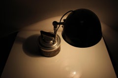 Rare Functionalist Table Lamp, Czechoslovakia, 1920's