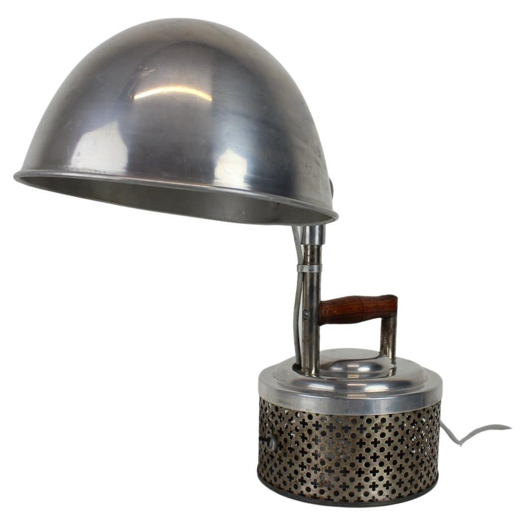 Rare Functionalist Table Lamp, Czechoslovakia, 1920's For Sale