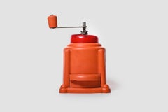 Rare "FUTURIT" Bakelite Coffee Grinder in Orange Color