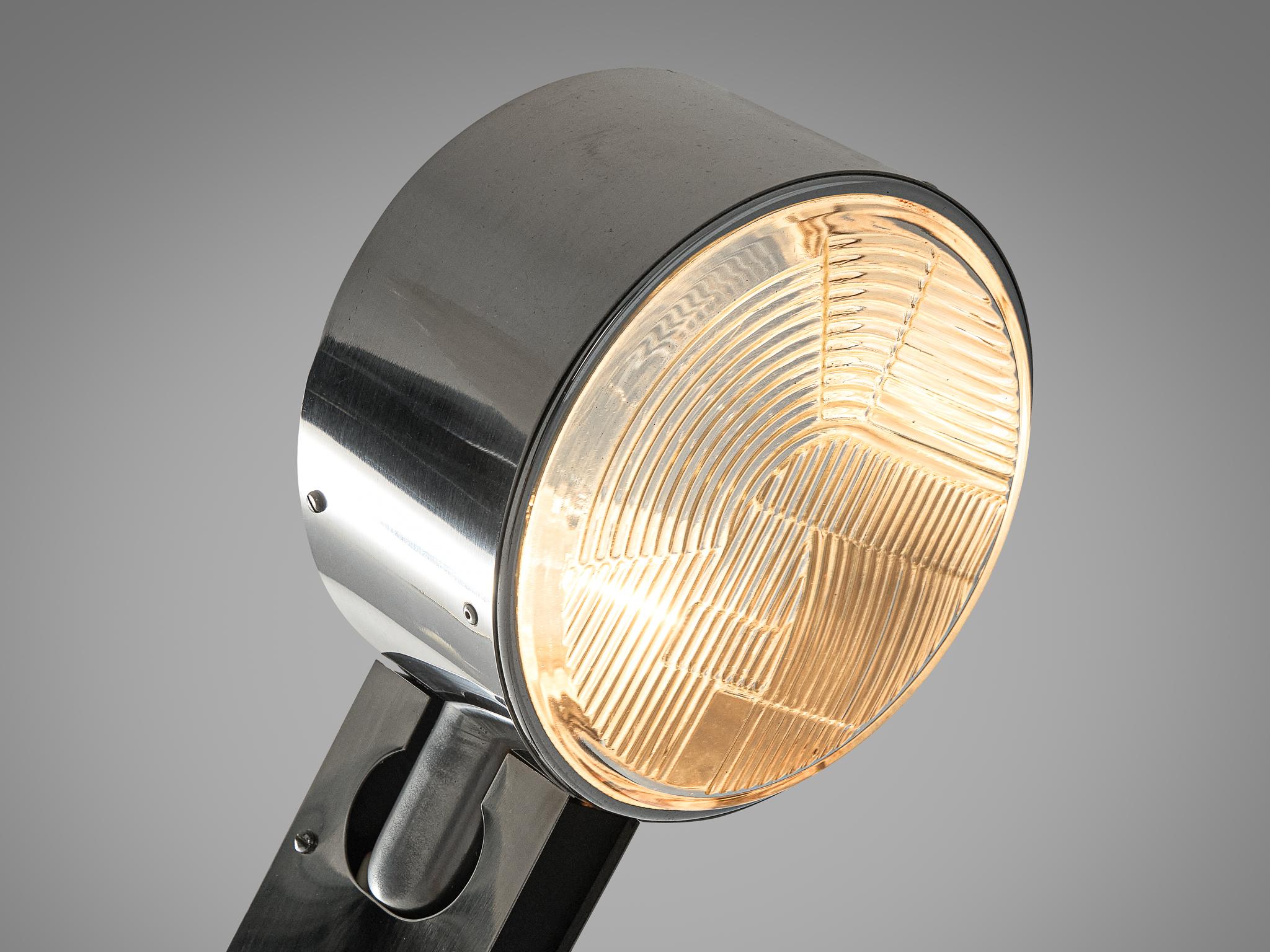 Seltene Stehlampe „Faro“ aus Stahl und Marmor, G. Fantinato für Febo Luce  im Angebot 2