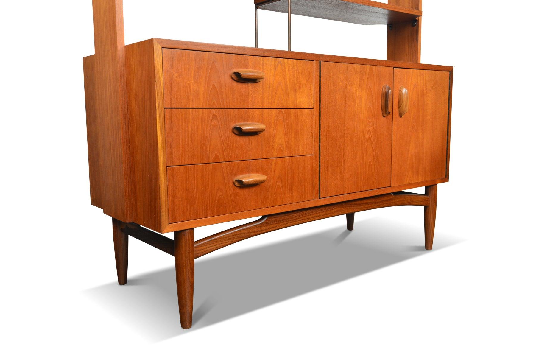 English Rare G Plan Scandinavian Range Room Divider